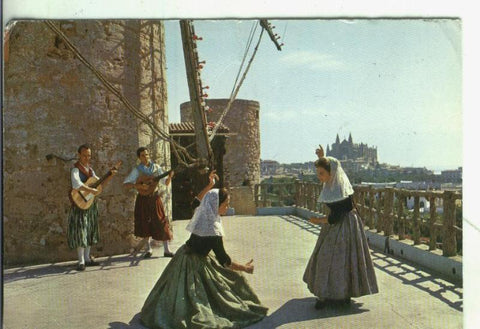 Postal 004398 : Palma de Mallorca: Danza tipica en el Jonquet