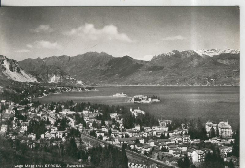 Postal 009994: Panorama lago Maggiore en Stresa