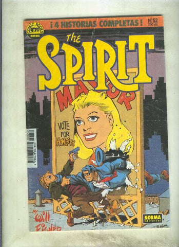 The Spirit numero 52 (numerado 1 en trasera)