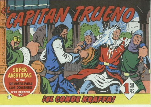 El Capitan Trueno facsimil numero 117: El conde Kraffa