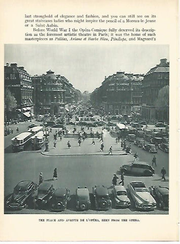  LAMINA 1807: PARIS. Plaza de la Opera