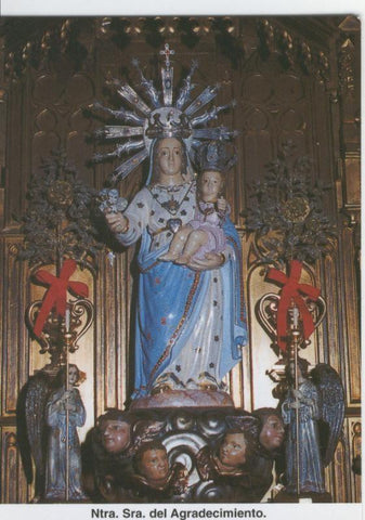 Postal Virgenes 350 : Nuestra Señora del Agradecimiento, Algaida (Mallorca)