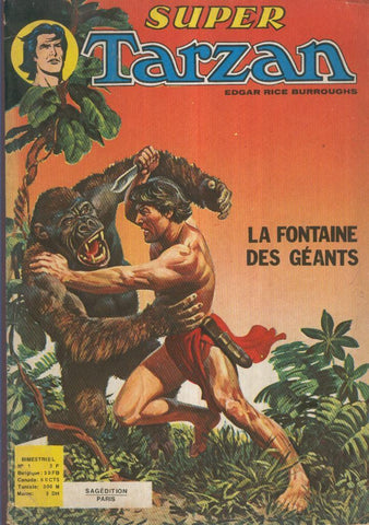 SUPER TARZAN: LA FONTAINE DES GEANTS, Numero 01