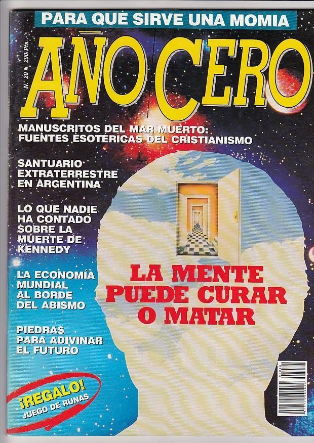 AÑO CERO  numero 20. La mente puede curar o matar