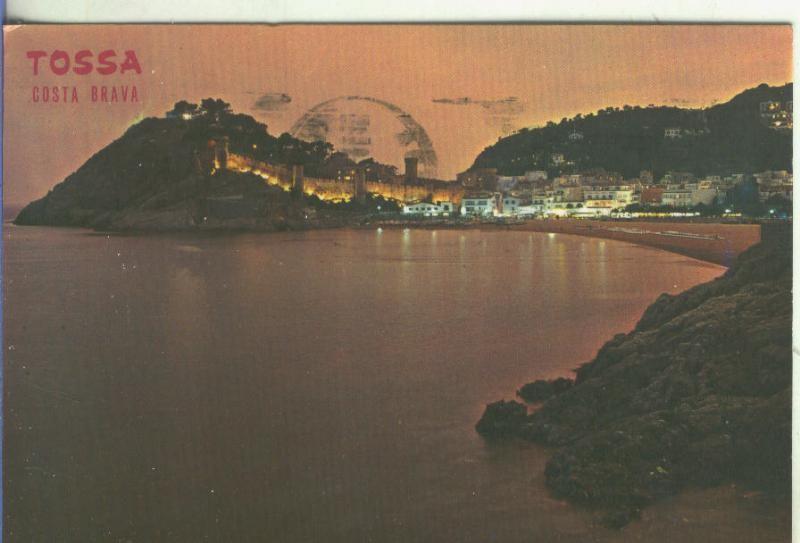 Postal 5232 : Atardecer en Tossa de Mar
