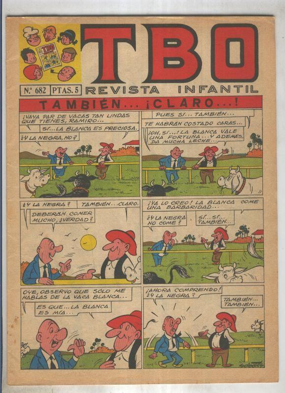 TBO numero 682: Tambien.....claro (Sabates), (numerado 2 en trasera)