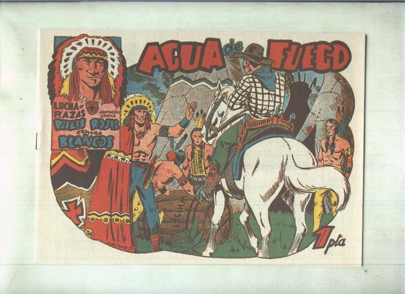 Facsimil: Lucha de Razas numero 36: Agua de fuego