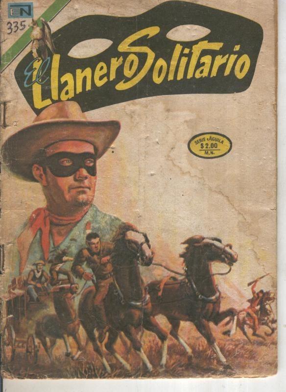 El llanero solitario serie Aguila numero 335 (aviejado)