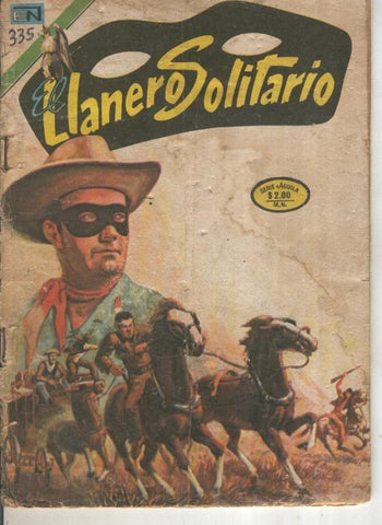 El llanero solitario serie Aguila numero 335 (aviejado)