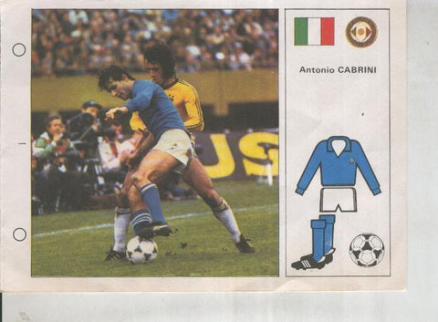 Estrellas del Mundial 82 numero 093: Antonio Cabrini (Italia)