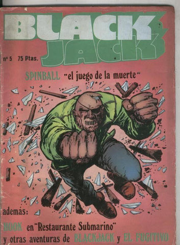 Black Jack numero 5: Hook el tiburon asesino en restaurante submarino