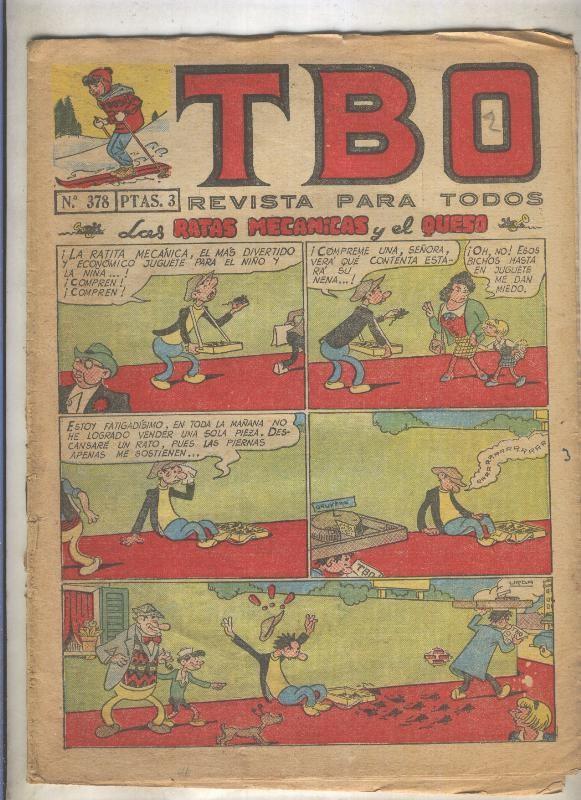 TBO numero 378: Las ratas mecanicas (Urda), (numerado 3 en trasera)
