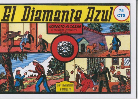 Roberto Alcazar y Pedrin facsimil numero 0024: El diamante azul