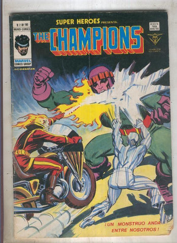 SUPER HEROES numero 096: THE CHAMPIONS (2contraportada)