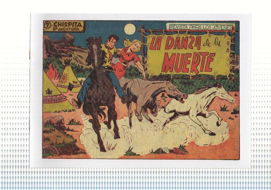 Facsimil: Chispita octava aventura numero 07: La danza de la muerte
