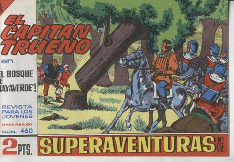 El Capitan trueno facsimil numero 460: El bosque de Hayaverde