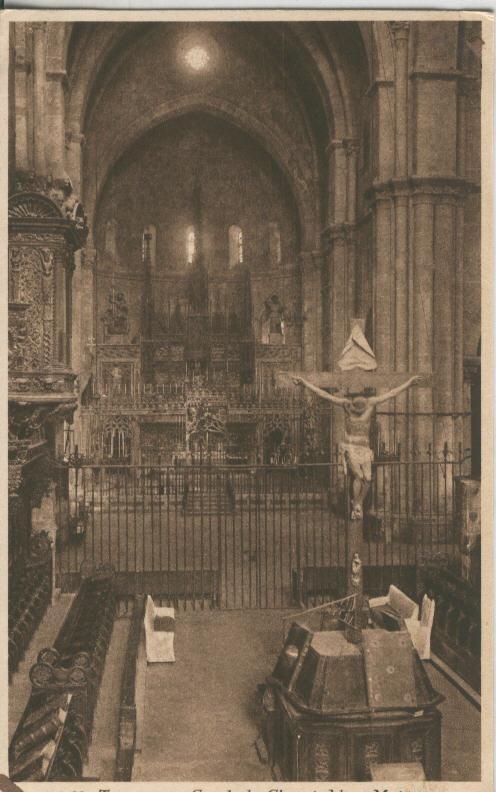 Postal 010164: Tarragona: chor i altar major de la catedral