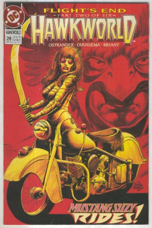 HAWKWORLD, Vol.3 No.28: Flights End, 2 (DC 1992)
