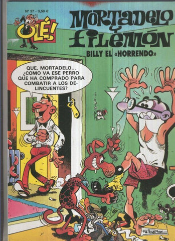 Ole numero 037: Mortadelo y Filemon :Billy el horrendo (numerado 1 en interior trasera)