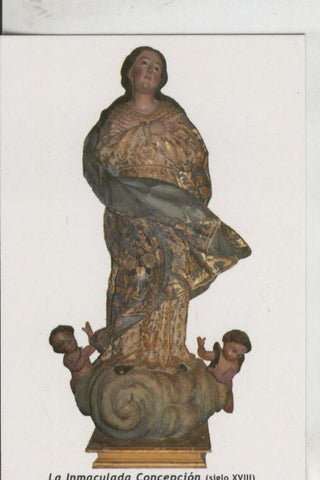 Postal 009632: Virgen La Inmaculada Concepcion, iglesia del carmen de Antequera, Malaga