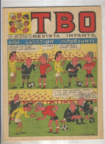 TBO numero 695: Una cuestion importante (Muntañola), (numerado 1 en trasera)