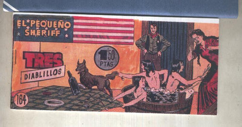 El Pequeño Sheriff facsimil numero 164: Tres diablillos