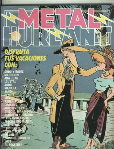 Metal Hurlant revista numero 28: Schuiten, Manara, Arno, Luis Conde, Gillon