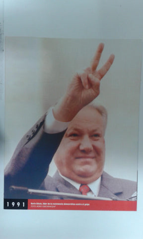 Fotos que hacen historia año 1991: Boris Eltsin, lider ruso