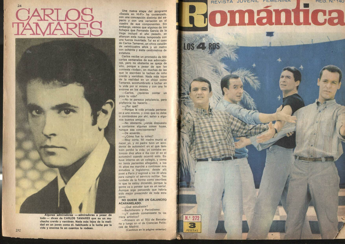 Romantica numero 272: Los 4 Ros - Carlos Tamares