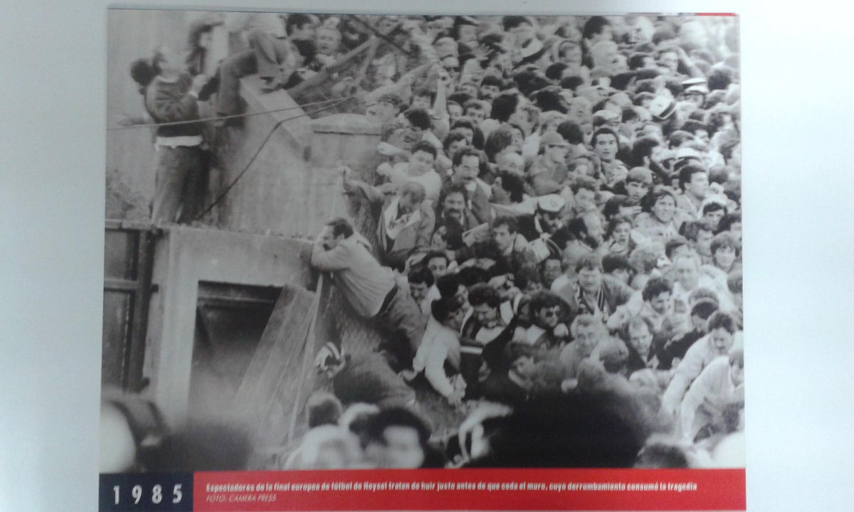 Fotos que hacen historia año 1985: Final futbol de Heysel