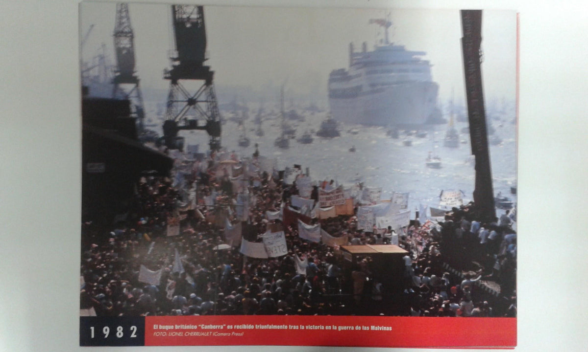 Fotos que hacen historia año 1982: Llegada buque Canberra tras la guerra de las malvinas