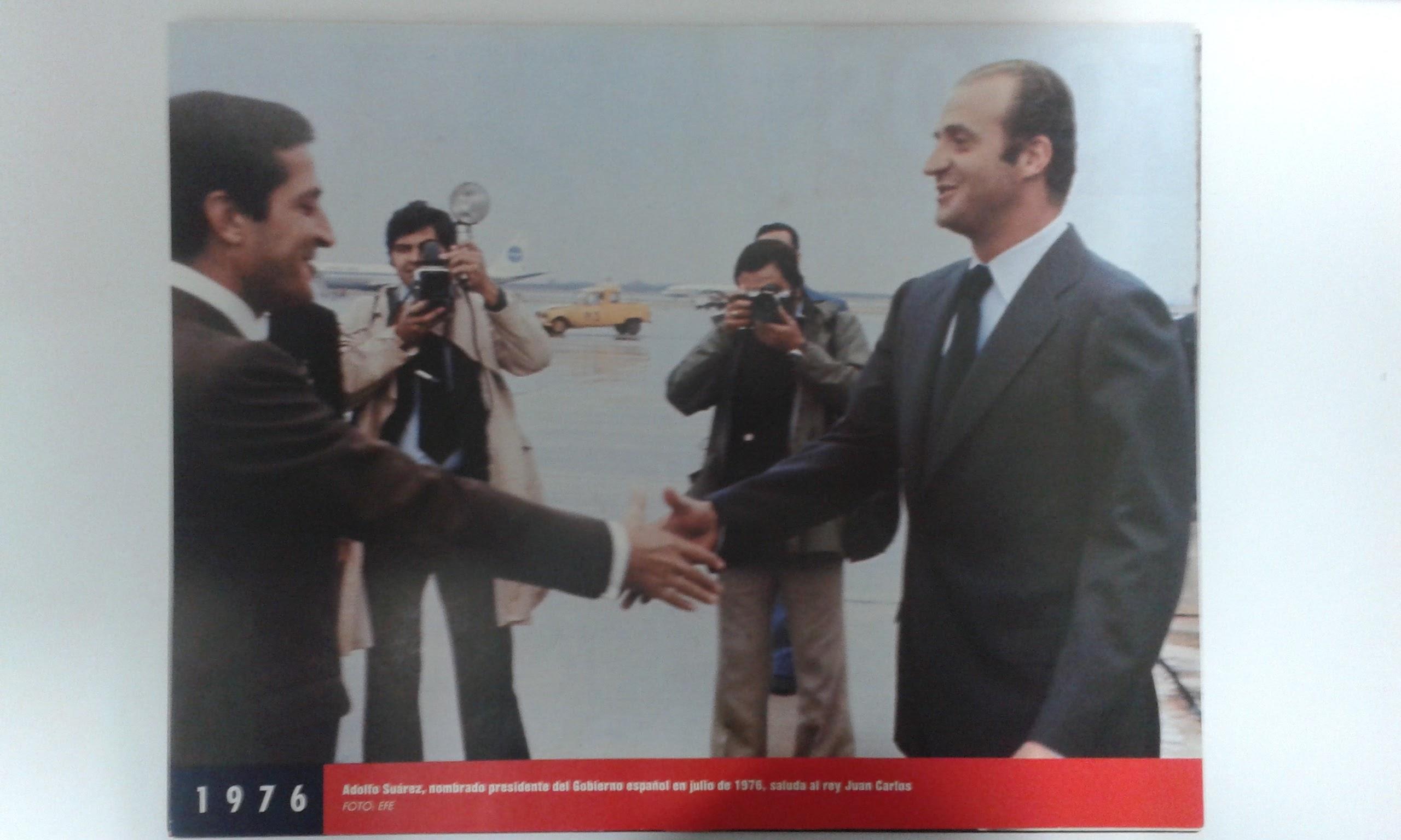 Fotos que hacen historia año 1976: Adolfo Suarez nombrado presidente del gobierno