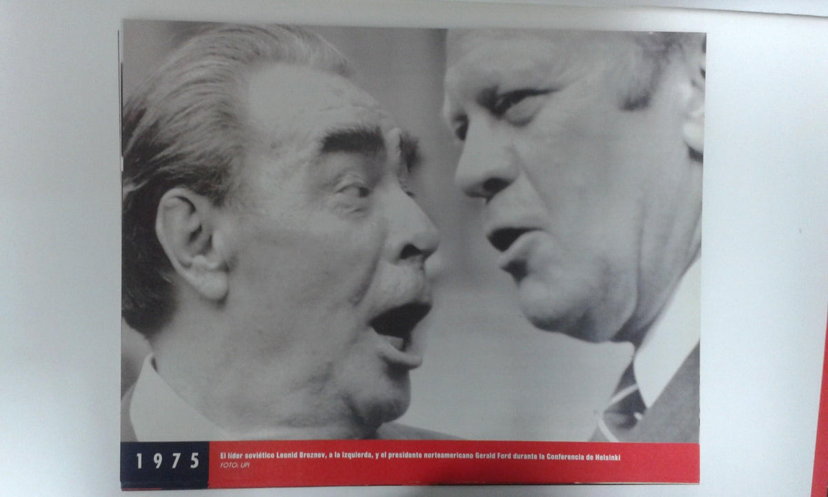 Fotos que hacen historia año 1975: Leonid Breznev y Gerald Ford