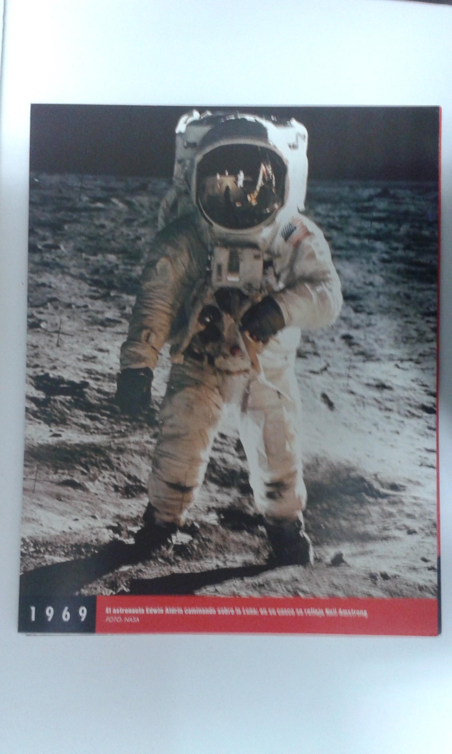 Fotos que hacen historia año 1969: El astronauta Edwin Aldrin en la luna