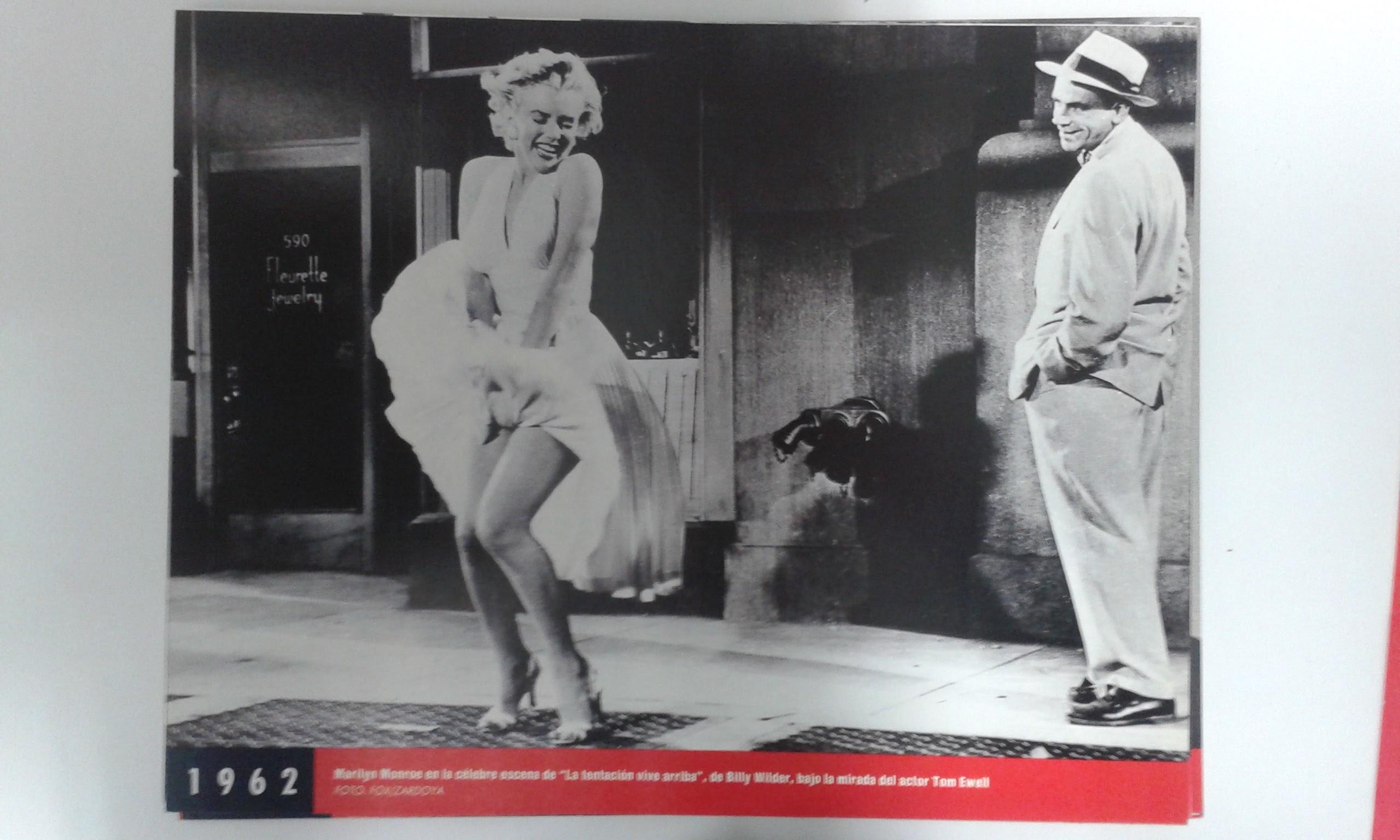 Fotos que hacen historia año 1962: Marilyn Monroe en La Tentacion vive arriba
