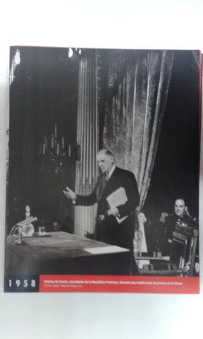 Fotos que hacen historia año 1958: Charles de Gaulle en una conferencia en el Eliseo