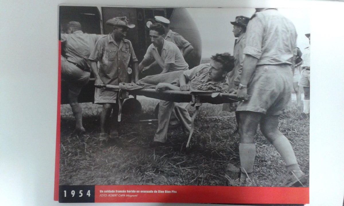 Fotos que hacen historia año 1954: Evacuacion francesa en Dien Bien Phu
