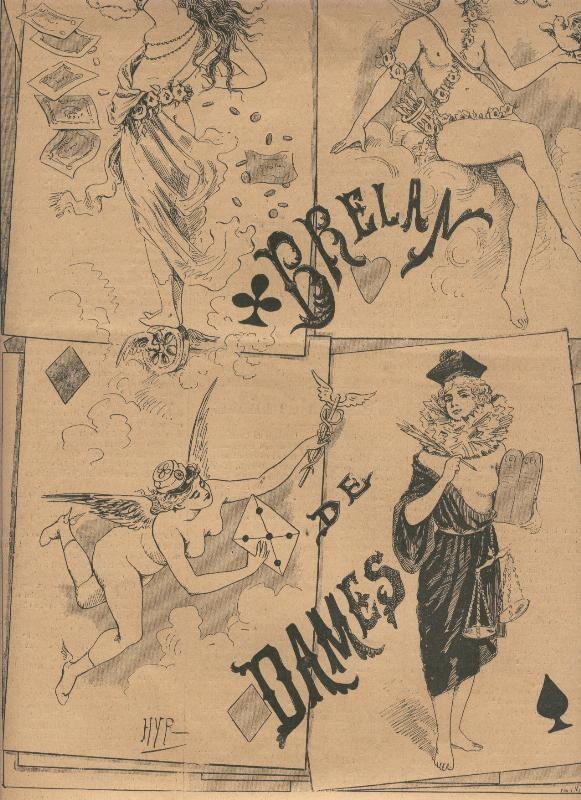 Lamina numerada 040: Pagina publicacion Gil Blas del 19 janvier 1900, Dessins de Hyp