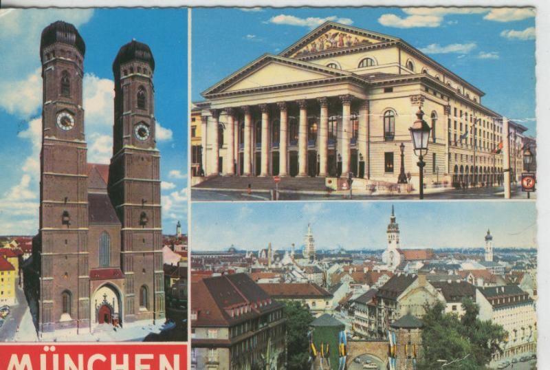 Postal 008473: Munche, vistas varias, alemania