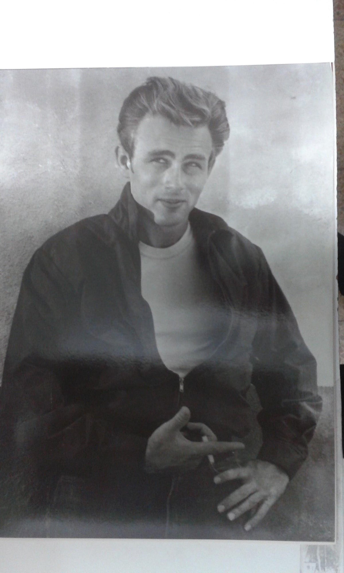 Lamina James Dean numerada trasera 01