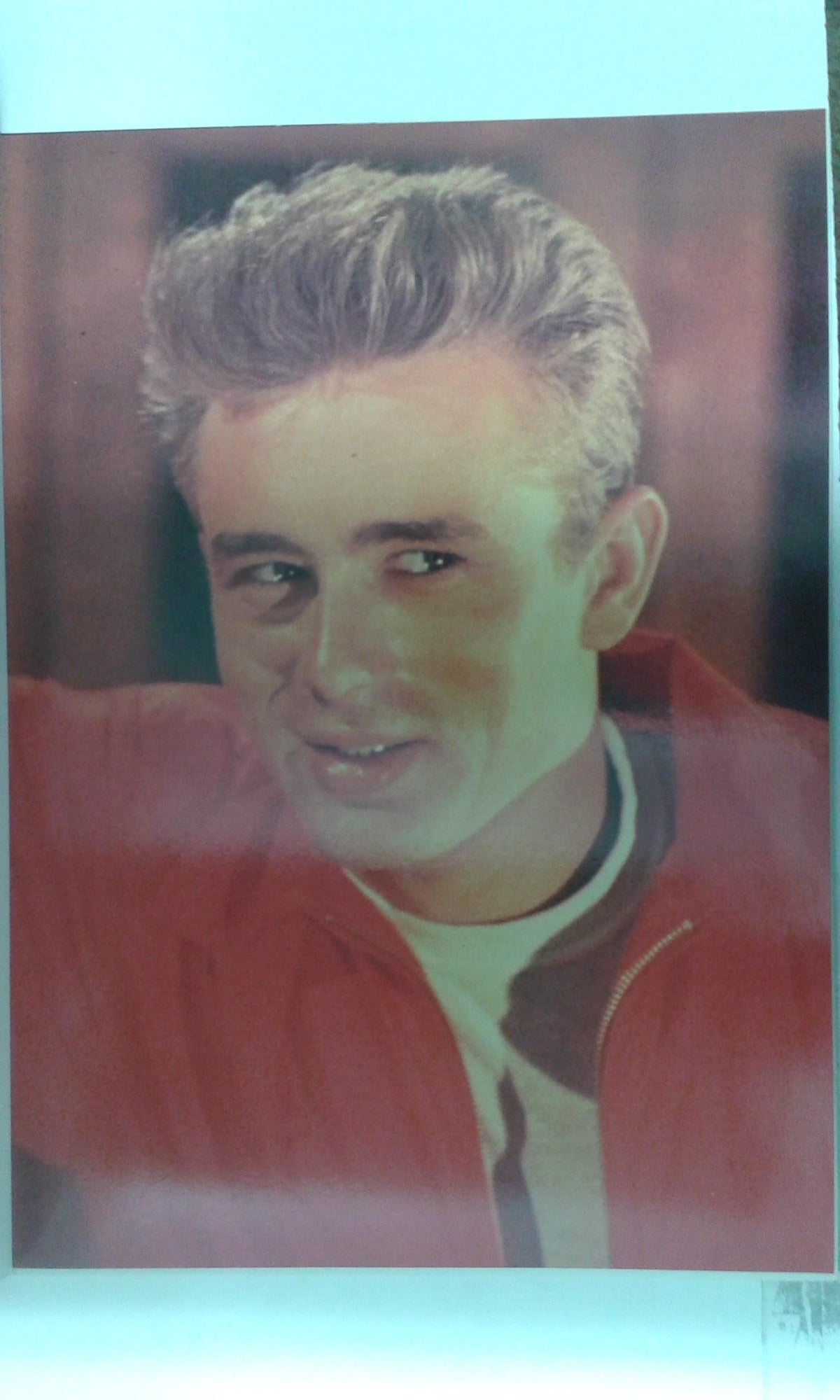Lamina James Dean numerada trasera 02