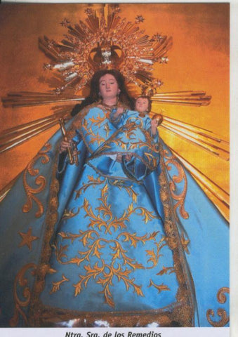 Postal 009862: Virgen Ntra Sra de los Remedios, parroquia mismo nombre de Madrid