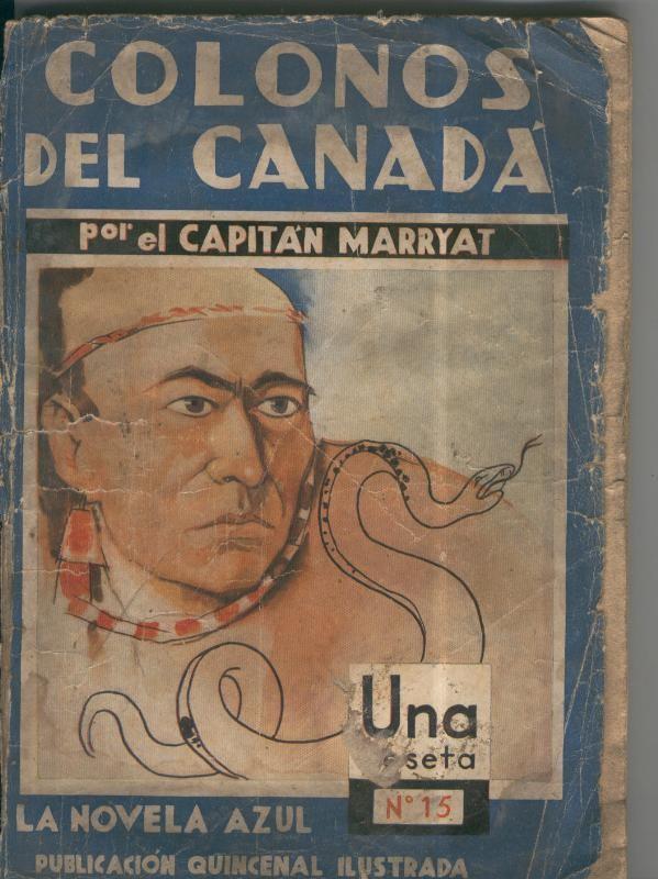 La Novela Azul numero 15: Colonos del Canada