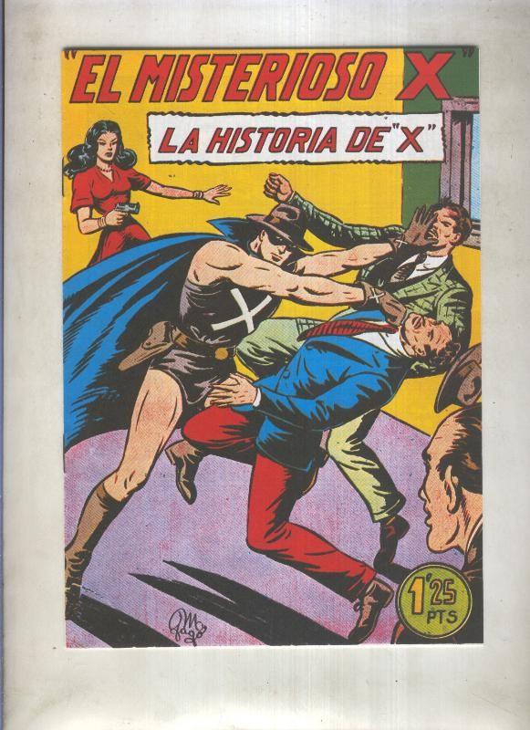 El Misterioso X, facsimil numero 11: La historia de X