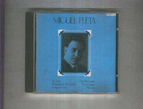 CD musica: MIGUEL FLETA 