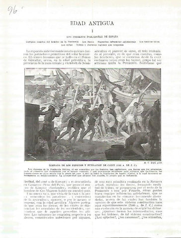 LAMINA 4609: Llegada de los fenicios y fundacion de Cadiz