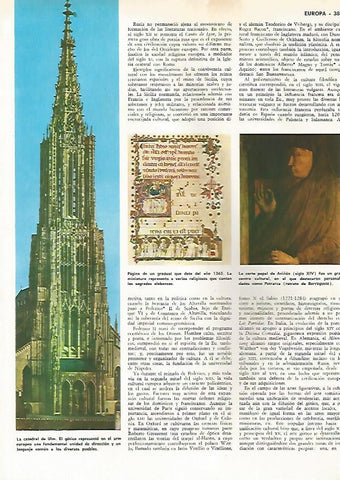 LAMINA MONITOR 0483: CATEDRAL DE ULM. 