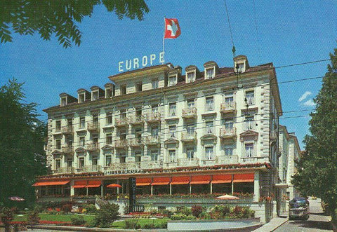 Postal 6378 : Gran Hotel Europe, Lucerne, Suiza
