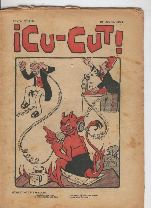 Cu-Cut numero 218 del 26.7.1906