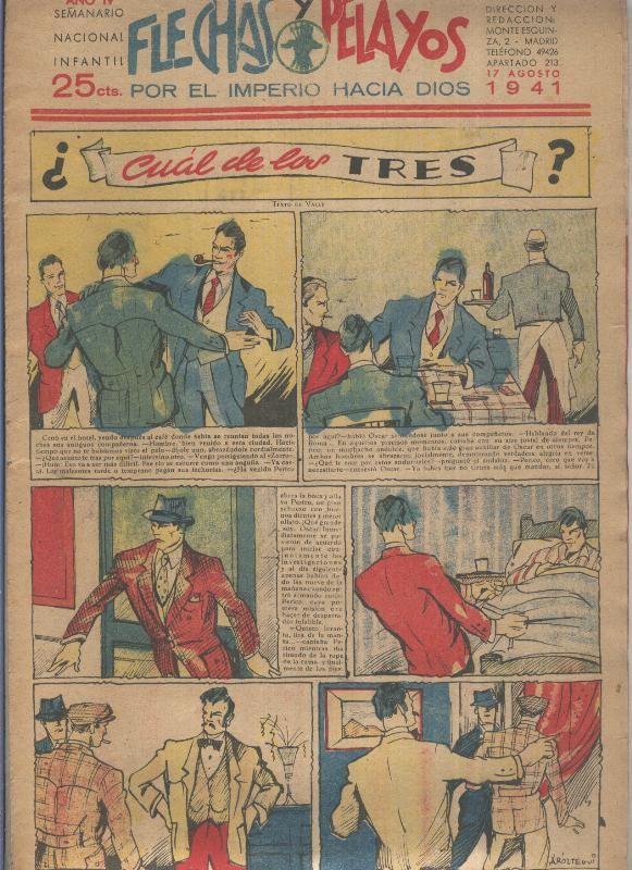 Flechas y Pelayos numero 141 del  17.agosto.1941